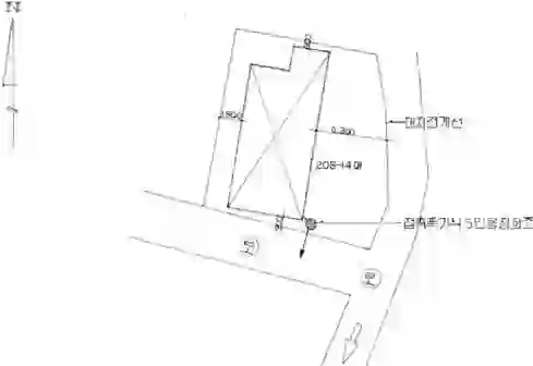 장탄리 208-14 배치도 이미지